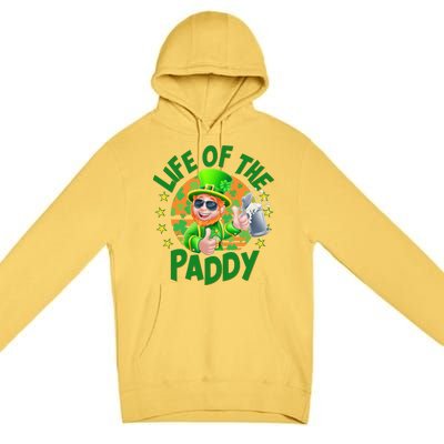 Funny St Patricks Day Life Of The Paddy Leprechaun Beer Premium Pullover Hoodie