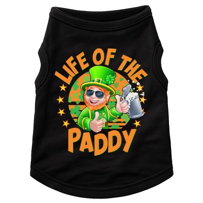 Funny St Patricks Day Life Of The Paddy Leprechaun Beer Doggie Tank