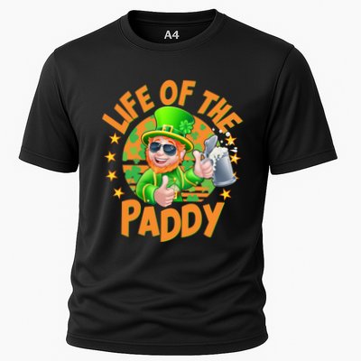 Funny St Patricks Day Life Of The Paddy Leprechaun Beer Performance Shirt