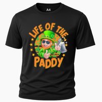 Funny St Patricks Day Life Of The Paddy Leprechaun Beer Cooling Performance Crew T-Shirt
