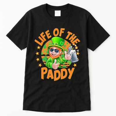 Funny St Patricks Day Life Of The Paddy Leprechaun Beer Tall T-Shirt
