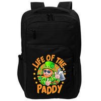 Funny St Patricks Day Life Of The Paddy Leprechaun Beer Impact Tech Backpack