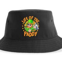 Funny St Patricks Day Life Of The Paddy Leprechaun Beer Sustainable Bucket Hat