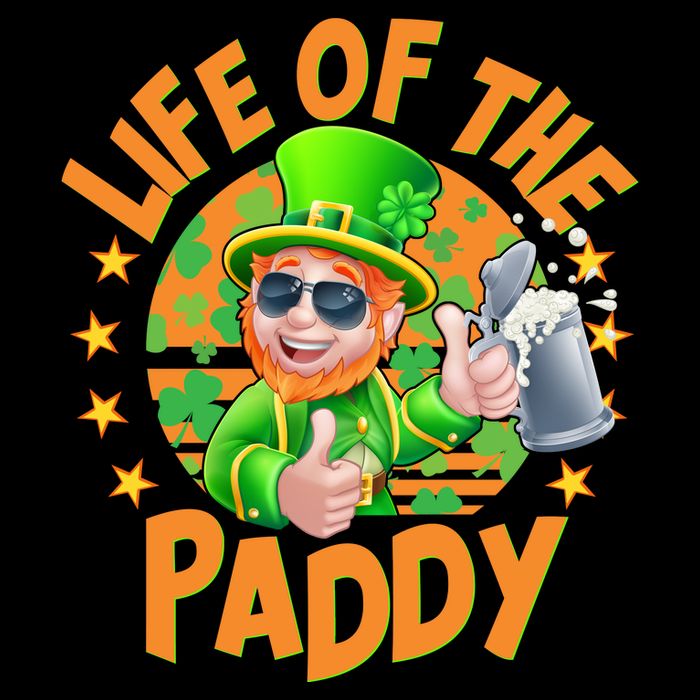 Funny St Patricks Day Life Of The Paddy Leprechaun Beer Button