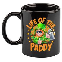 Funny St Patricks Day Life Of The Paddy Leprechaun Beer 11oz C Handle Ceramic Mug