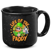 Funny St Patricks Day Life Of The Paddy Leprechaun Beer 15oz Campfire Ceramic Mug