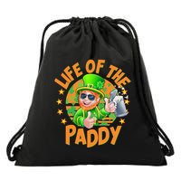 Funny St Patricks Day Life Of The Paddy Leprechaun Beer Drawstring Bag