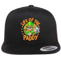 Funny St Patricks Day Life Of The Paddy Leprechaun Beer Flat Bill Trucker Hat