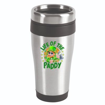 Funny St Patricks Day Life Of The Paddy Leprechaun Beer 16oz Travel Tumbler