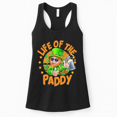 Funny St Patricks Day Life Of The Paddy Leprechaun Beer Womens Tank Top