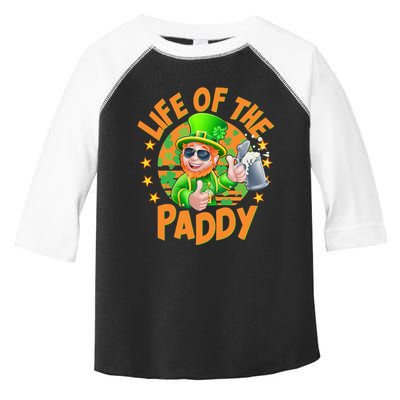 Funny St Patricks Day Life Of The Paddy Leprechaun Beer Toddler Fine Jersey T-Shirt