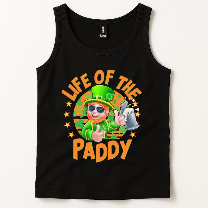 Funny St Patricks Day Life Of The Paddy Leprechaun Beer Tank Top