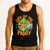 Funny St Patricks Day Life Of The Paddy Leprechaun Beer Tank Top