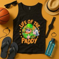 Funny St Patricks Day Life Of The Paddy Leprechaun Beer Tank Top