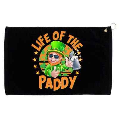 Funny St Patricks Day Life Of The Paddy Leprechaun Beer Grommeted Golf Towel