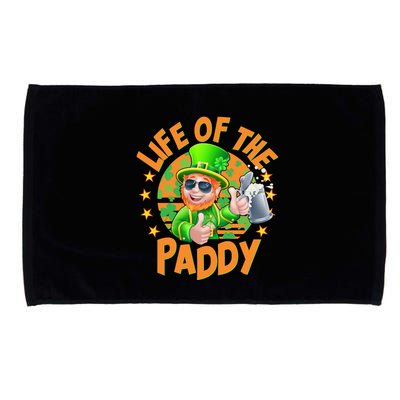 Funny St Patricks Day Life Of The Paddy Leprechaun Beer Microfiber Hand Towel