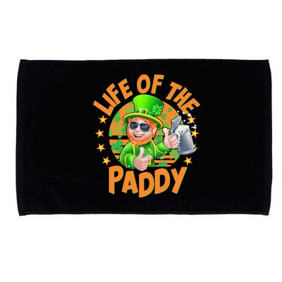 Funny St Patricks Day Life Of The Paddy Leprechaun Beer Microfiber Hand Towel