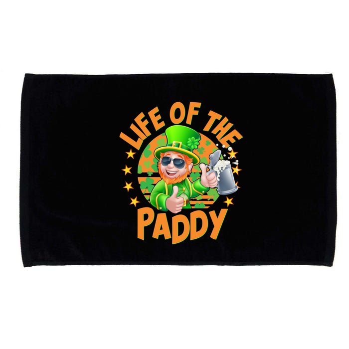 Funny St Patricks Day Life Of The Paddy Leprechaun Beer Microfiber Hand Towel