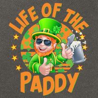 Funny St Patricks Day Life Of The Paddy Leprechaun Beer Cotton Canvas Backpack