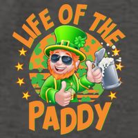 Funny St Patricks Day Life Of The Paddy Leprechaun Beer Vector Backpack