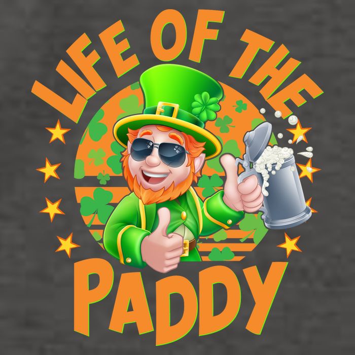 Funny St Patricks Day Life Of The Paddy Leprechaun Beer Vector Backpack