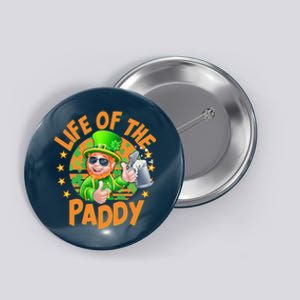 Funny St Patricks Day Life Of The Paddy Leprechaun Beer Button