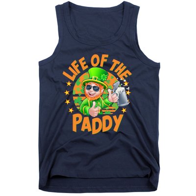 Funny St Patricks Day Life Of The Paddy Leprechaun Beer Tank Top