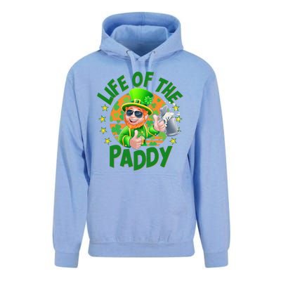 Funny St Patricks Day Life Of The Paddy Leprechaun Beer Unisex Surf Hoodie