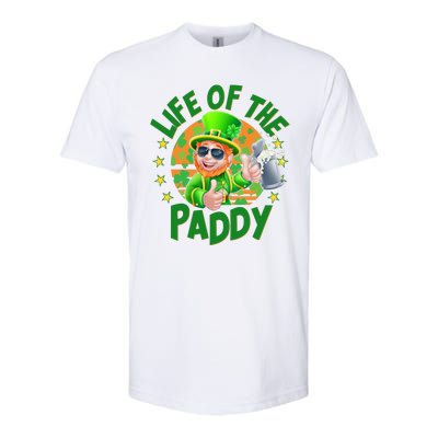 Funny St Patricks Day Life Of The Paddy Leprechaun Beer Softstyle CVC T-Shirt