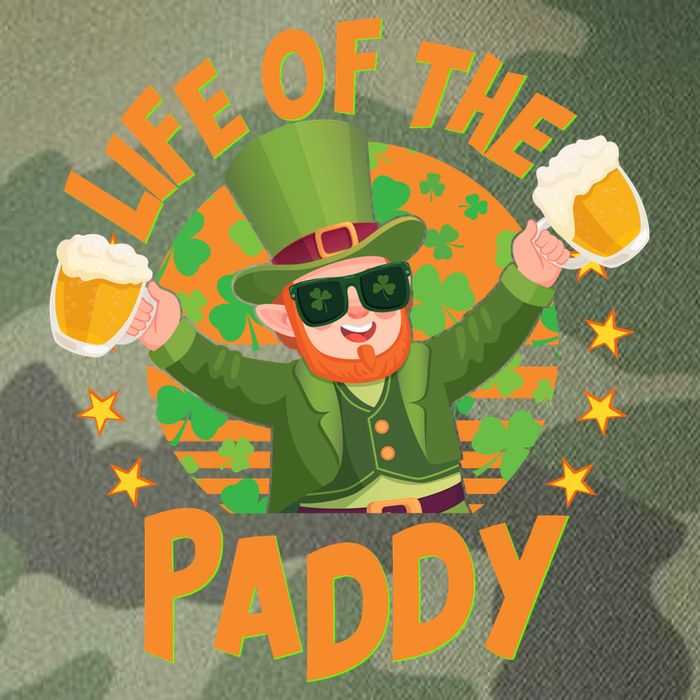 Funny St Patricks Day Life Of The Paddy Leprechaun With Beers Legacy Tie Dye Trucker Hat