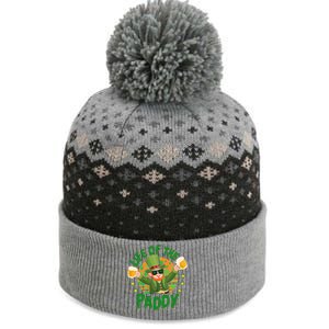 Funny St Patricks Day Life Of The Paddy Leprechaun With Beers The Baniff Cuffed Pom Beanie