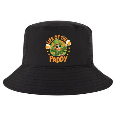 Funny St Patricks Day Life Of The Paddy Leprechaun With Beers Cool Comfort Performance Bucket Hat