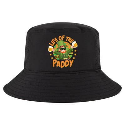 Funny St Patricks Day Life Of The Paddy Leprechaun With Beers Cool Comfort Performance Bucket Hat