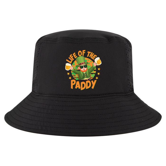 Funny St Patricks Day Life Of The Paddy Leprechaun With Beers Cool Comfort Performance Bucket Hat