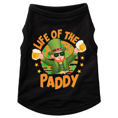 Funny St Patricks Day Life Of The Paddy Leprechaun With Beers Doggie Tank