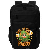 Funny St Patricks Day Life Of The Paddy Leprechaun With Beers Impact Tech Backpack