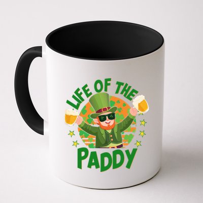 Funny St Patricks Day Life Of The Paddy Leprechaun With Beers Mug