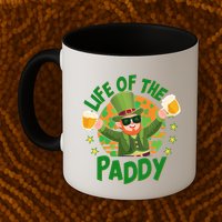 Funny St Patricks Day Life Of The Paddy Leprechaun With Beers Mug