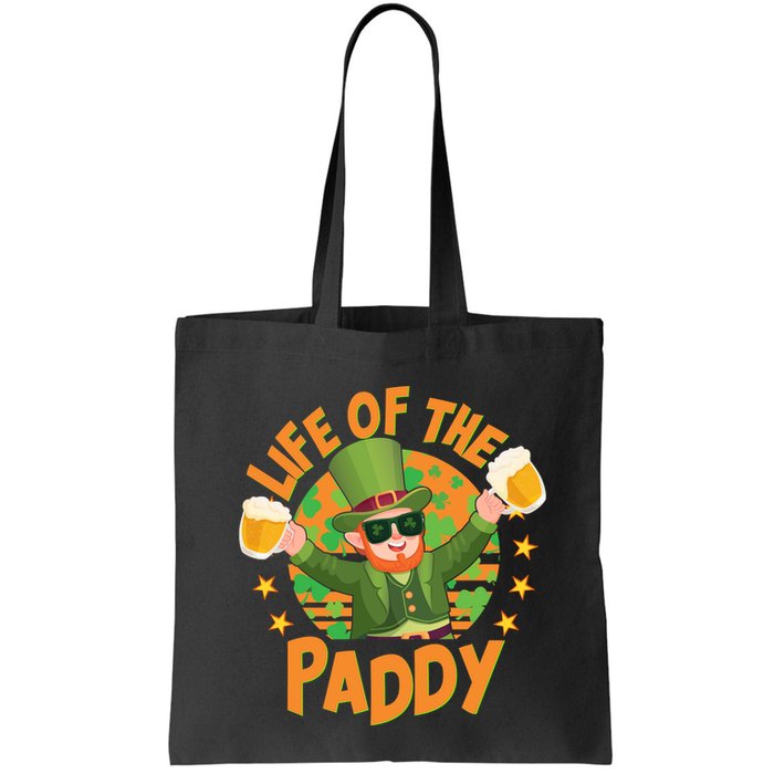 Funny St Patricks Day Life Of The Paddy Leprechaun With Beers Bag