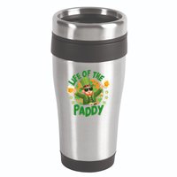 Funny St Patricks Day Life Of The Paddy Leprechaun With Beers 16oz Travel Tumbler