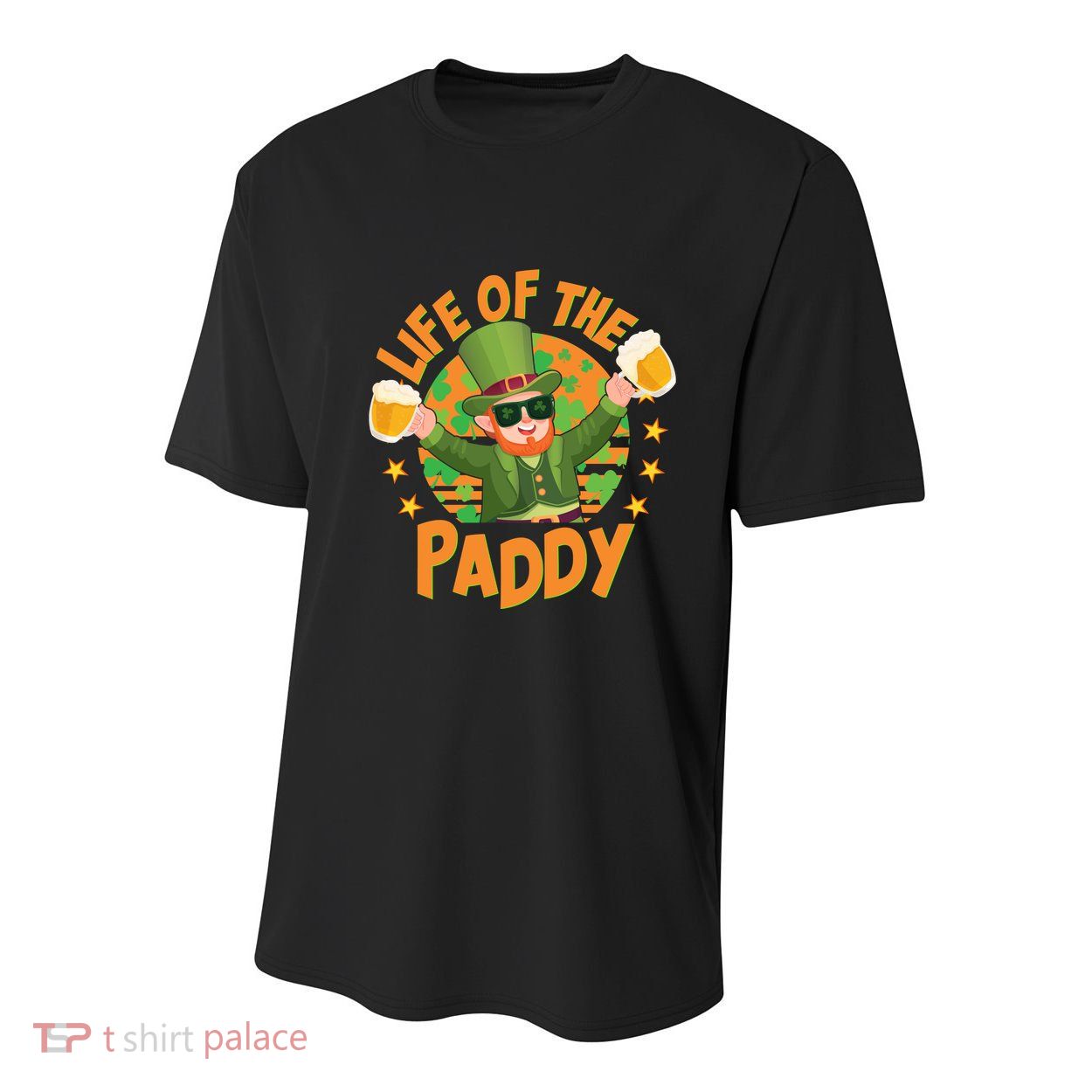 Funny St Patricks Day Life Of The Paddy Leprechaun With Beers Youth Performance Sprint T-Shirt