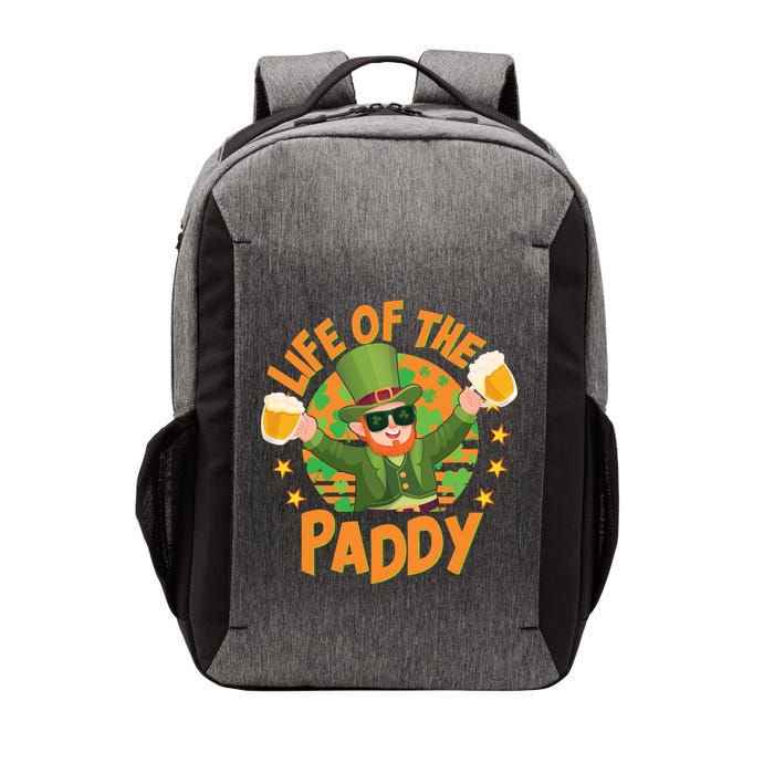 Funny St Patricks Day Life Of The Paddy Leprechaun With Beers Vector Backpack