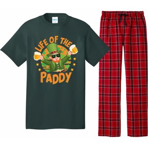 Funny St Patricks Day Life Of The Paddy Leprechaun With Beers Pajama Set