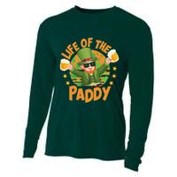 Funny St Patricks Day Life Of The Paddy Leprechaun With Beers Cooling Performance Long Sleeve Crew