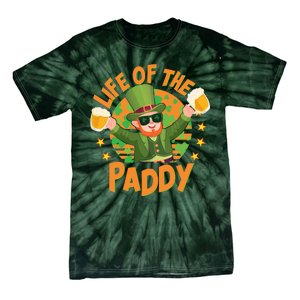 Funny St Patricks Day Life Of The Paddy Leprechaun With Beers Tie-Dye T-Shirt