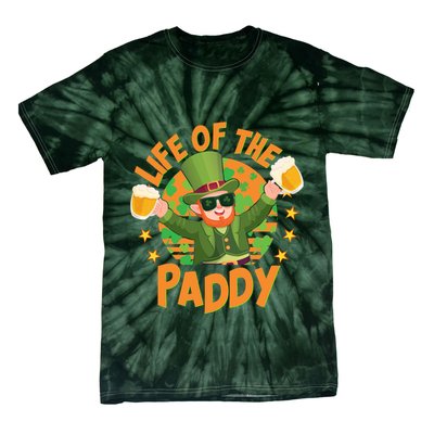 Funny St Patricks Day Life Of The Paddy Leprechaun With Beers Tie-Dye T-Shirt