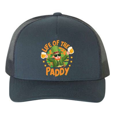 Funny St Patricks Day Life Of The Paddy Leprechaun With Beers Yupoong Adult 5-Panel Trucker Hat