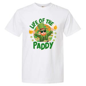 Funny St Patricks Day Life Of The Paddy Leprechaun With Beers Garment-Dyed Heavyweight T-Shirt