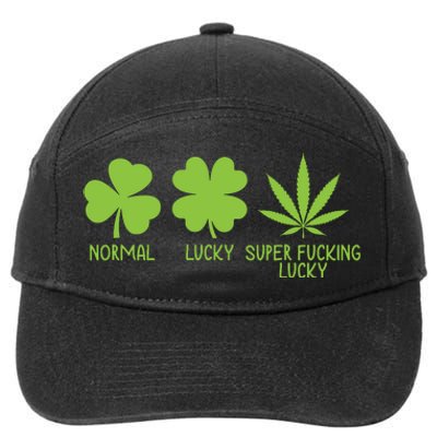 Funny St. PatrickS Day Weed 7-Panel Snapback Hat