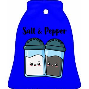 Funny Salt Pepper Halloween Costume Idea Pepper Salt Design Funny Gift Ceramic Bell Ornament